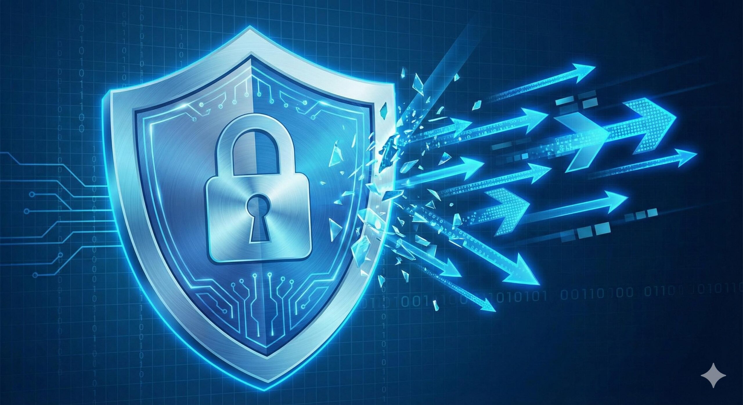 Cybersecurity shield protecting against online investment scams.