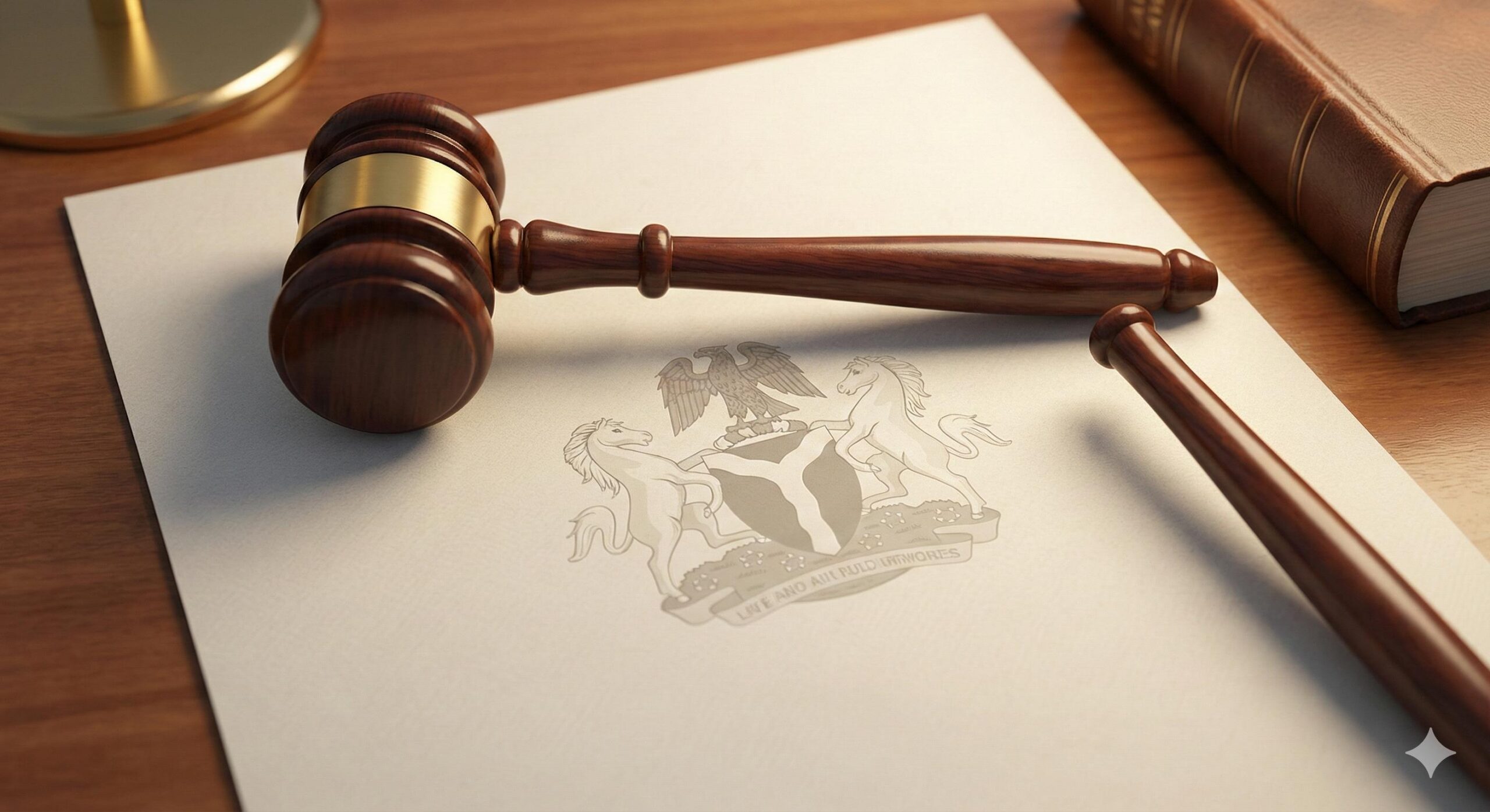 Legal status of forex trading in Nigeria concept with gavel.