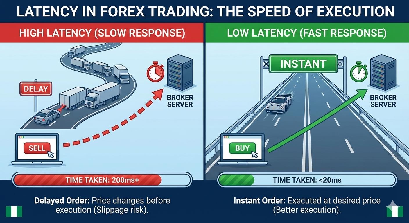Low latency vs high latency internet comparison for forex trading