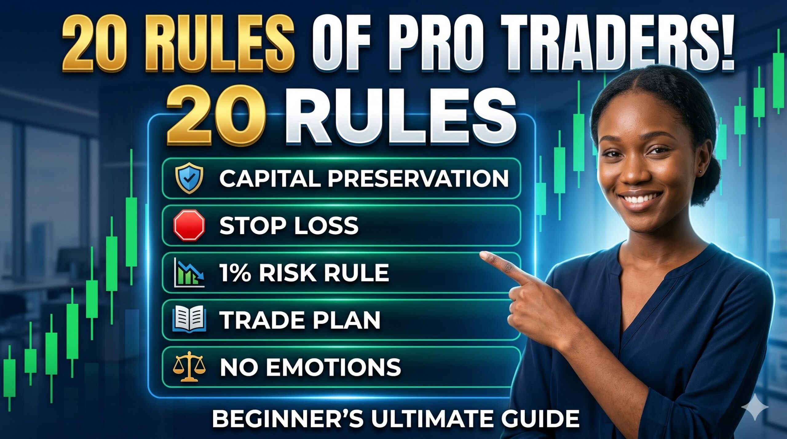 20 Rules Followed by Professional Traders: A Guide for Beginners
